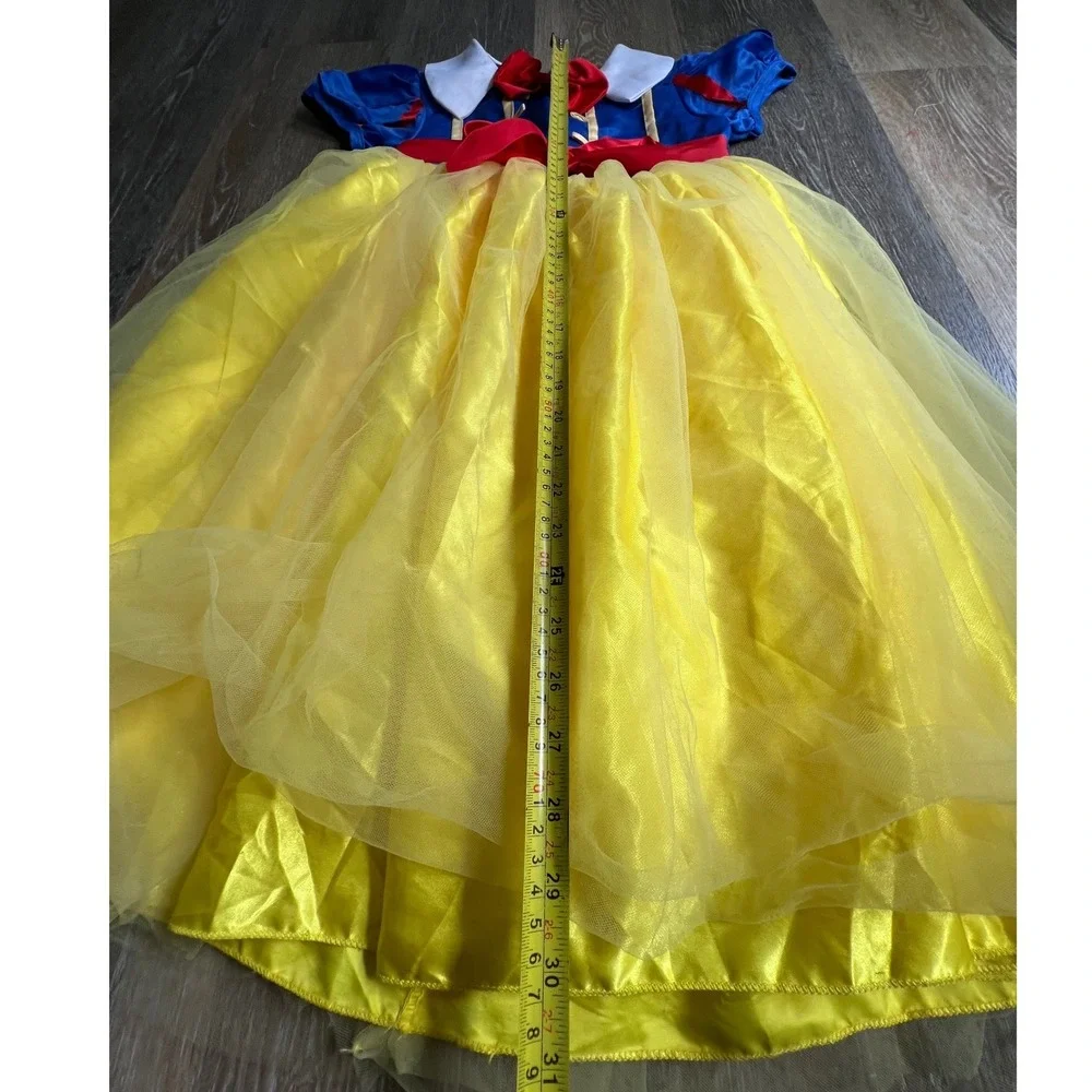 Dressy Daisy Costume Dress Kids Size 130 Yellow Blue Snow White Princess Gown